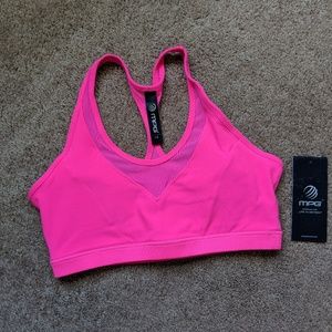 NWT Hot Pink MPG sports bra